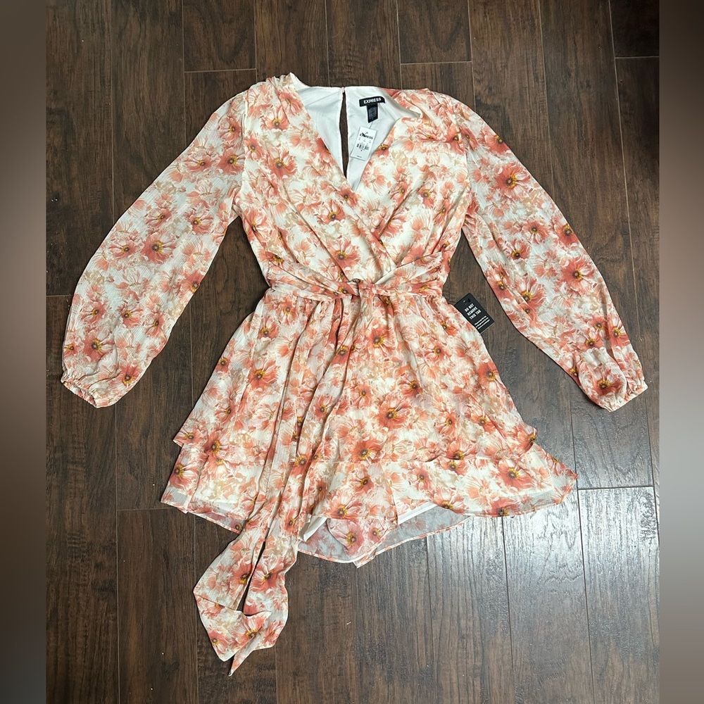 NWT Express Floral Romper